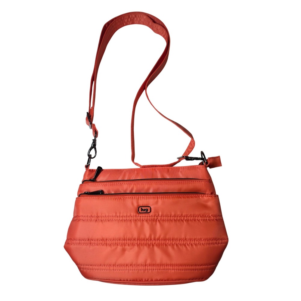 Lug Classic Crossbody Pink Grapefruit Corral Quilted Adjustable Strap Handbag OS